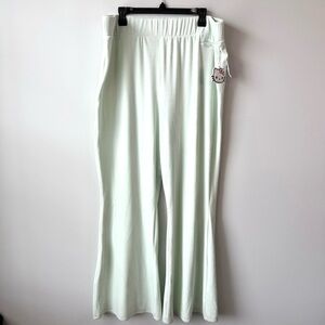 Forever 21 x Hello Kitty & Friends Cinnamoroll Velour Track Pants‎ Aqua Green 2X